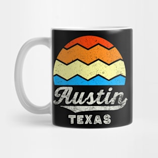 Austin Texas Vintage Sunset Mug